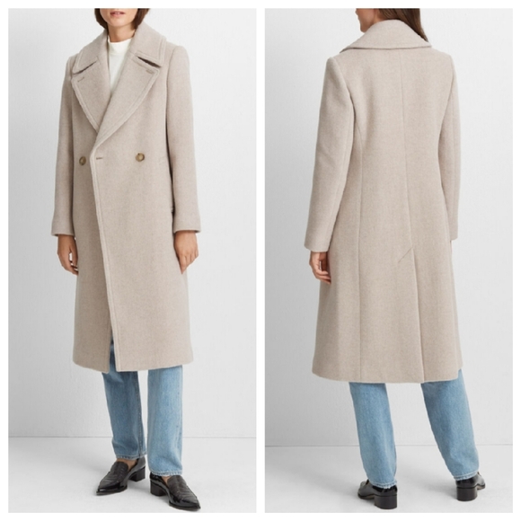 Club Monaco Daylina Almond Trench Coat Jacket - Picture 2 of 11